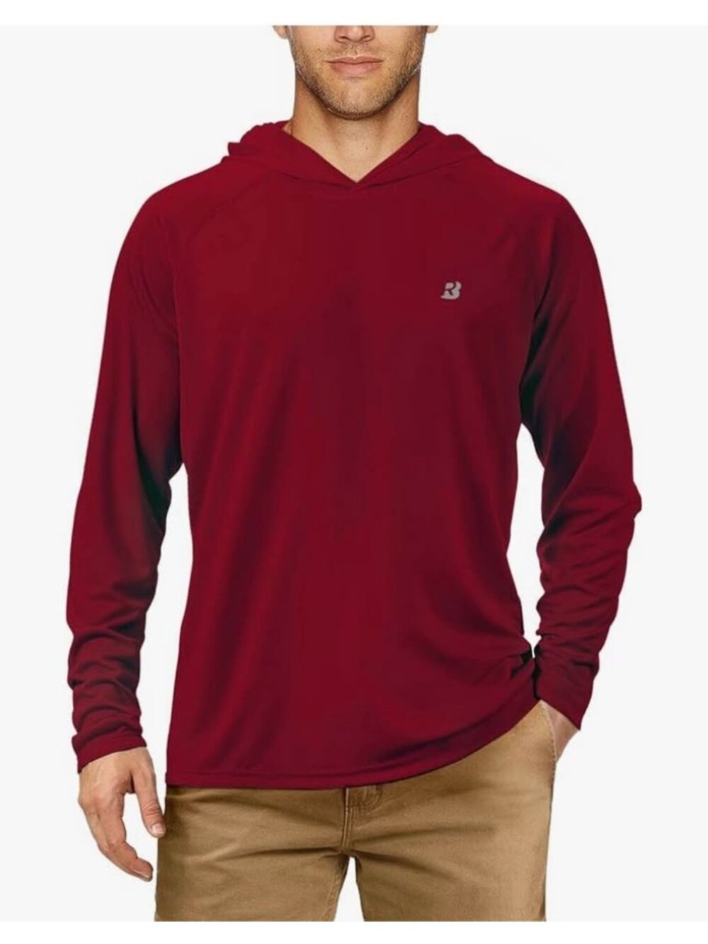 NWT sz S Athletic Men's Sun Protection UPF 50+ Hoodie